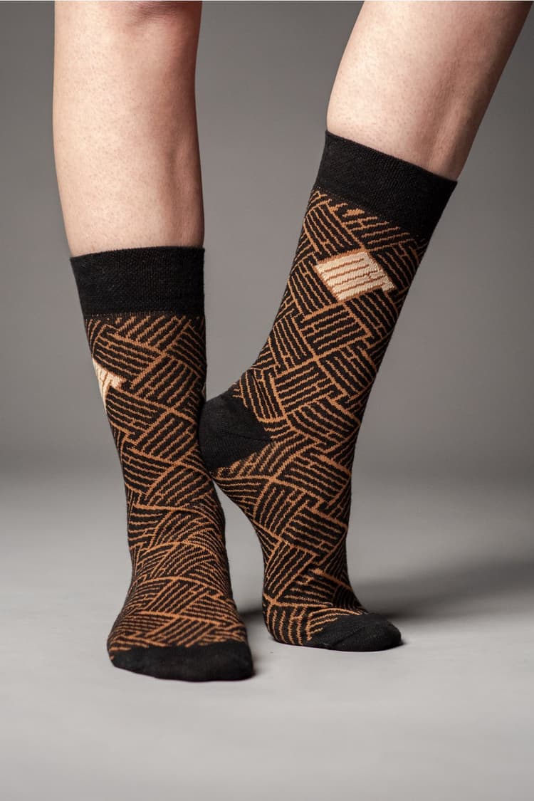 Ponožky MÍR vzorované