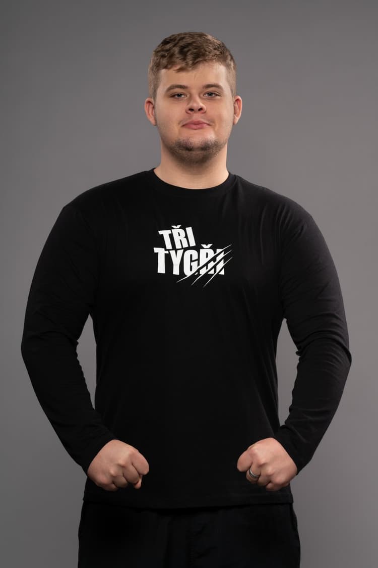 Tričko Tři tygři s dlouhým rukávem - pánské
